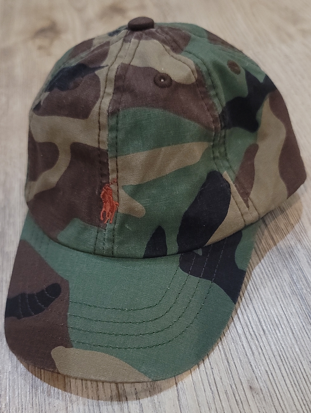 Polo by Ralph Lauren Kids Camo Baseball Cap - Green/Brown/Black 2T-4T